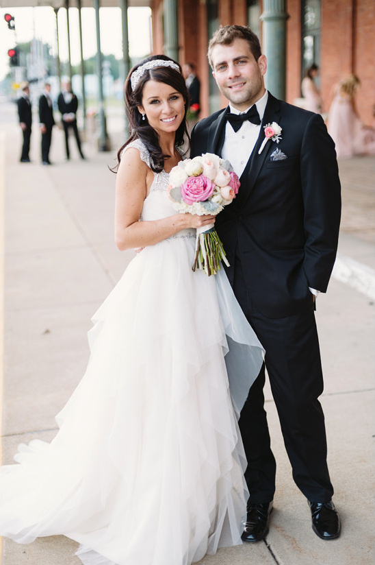 Romantic Pink and Gold Wedding at Cascade Manor House: Elizabeth & Paul