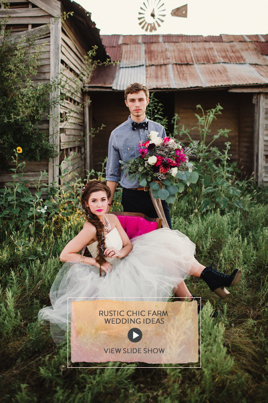 Rustic Chic Farm Wedding Ideas: Elegant & Colorful Inspiration