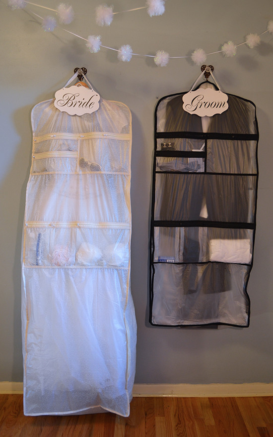 Set Ready Garment Bags: Ultimate Wedding Day Outfit Organizer