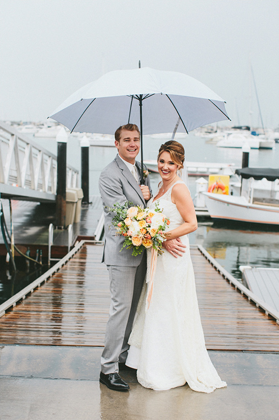 Rainy California Wedding: Chic Details & Vibrant Flowers Shine Through
