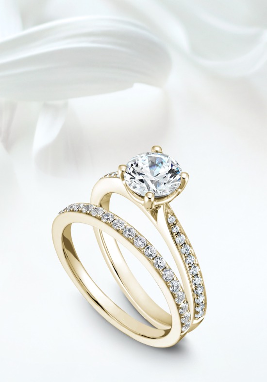 CrownRing: Stunning 14K Gold Solitaire Engagement Rings by Noam Carver