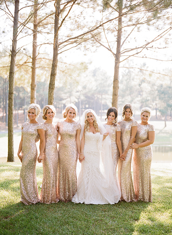 Glamorous Gold and White Wedding: Sparkling Inspiration & Romantic Details