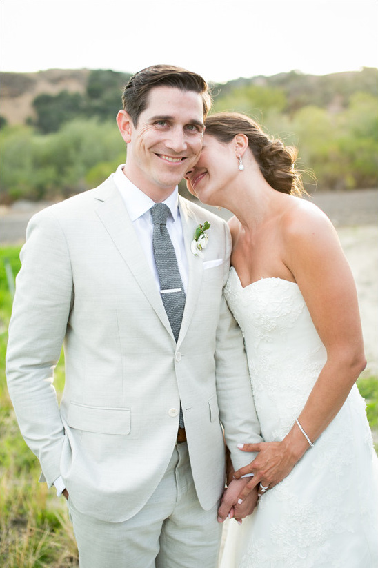 Peach & Grey Wedding: Intimate Apple Creek Ranch Celebration