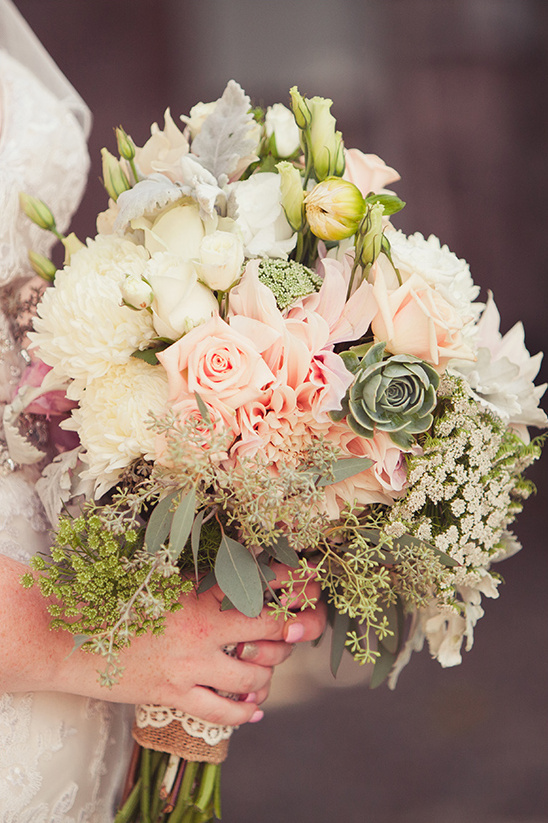 Vintage Shabby Chic Love Story Wedding with DIY Decor and Sweet Treats