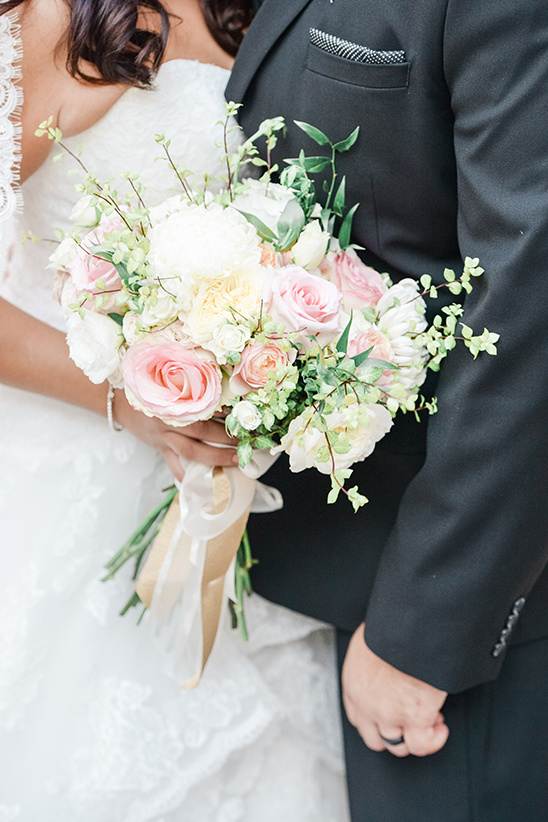 Romantic Pink and Navy Wedding with Cupcake Tower Delight