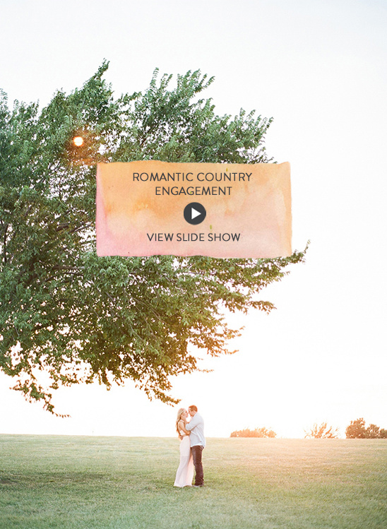 Romantic Country Engagement Shoot: Dreamy Photos & Ideas
