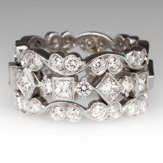 Stunning Vintage 1940s Engagement Ring with 1.8 Carat Diamond