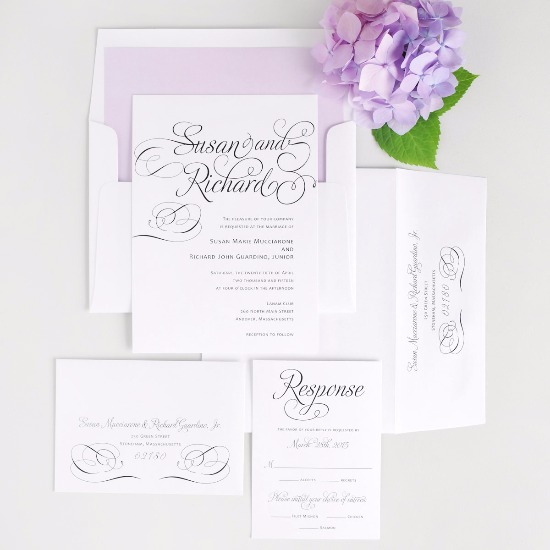 Elegant Wedding Invitations: Shine Wedding Invitations Design