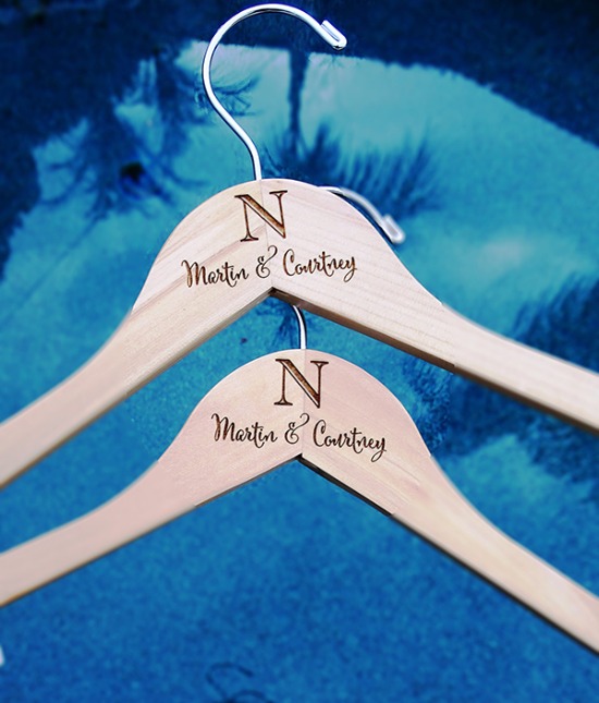 Black Label Decor: Custom Bridal Hangers & Sashes for Your Big Day