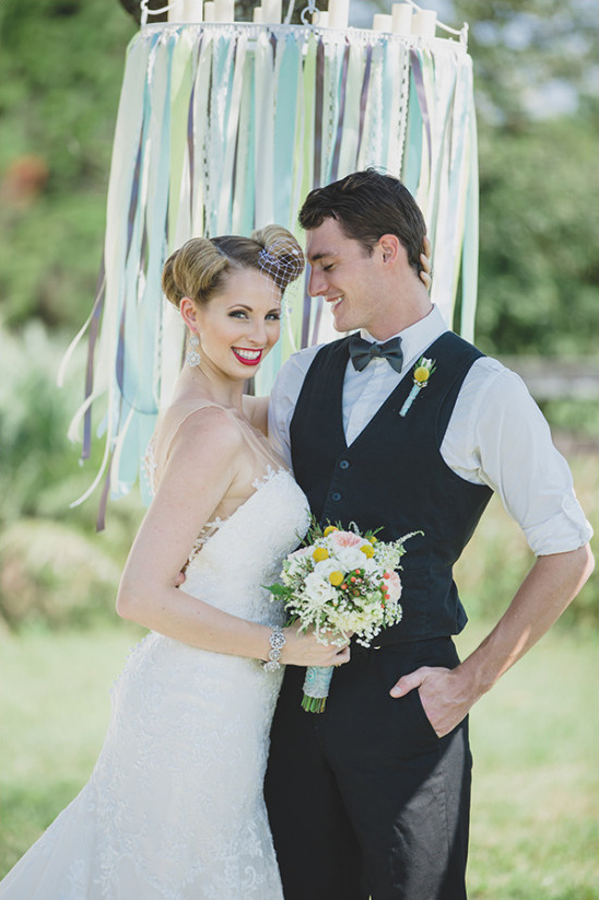 Rustic Glam Food Truck Wedding Inspiration in Winter Garden