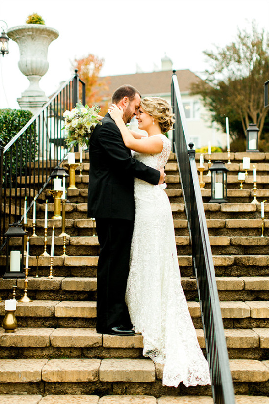 Timeless Black and Gold Masquerade Wedding at Castleton Farms