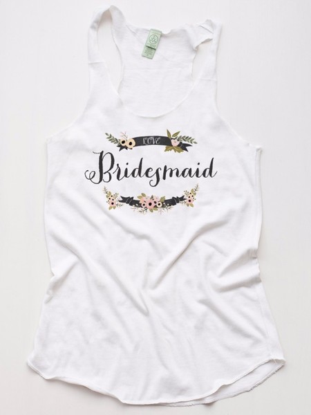 Oh Sophia Tank Top: Cute Custom Tanks for Bridesmaids