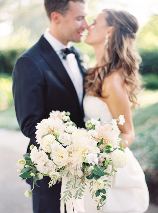 Dreamy Dallas Garden Wedding with Bows and Arrows Florals