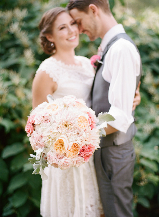 Sweet & Simple Pink and Mint Backyard Wedding in Pittsburgh