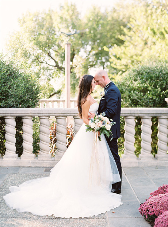 Argentinian-Texan Wedding: Sky Blue & Gold Celebration of Cultures