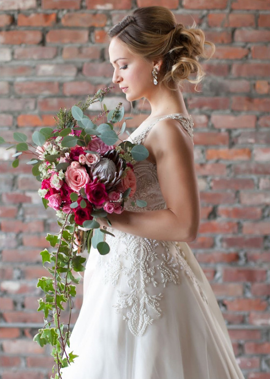 Sweet Valentine's Day Wedding Inspiration: Candy, Love & Bridal Style