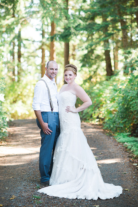 Romantic Blue and Gold Waterfront Wedding in Victoria BC