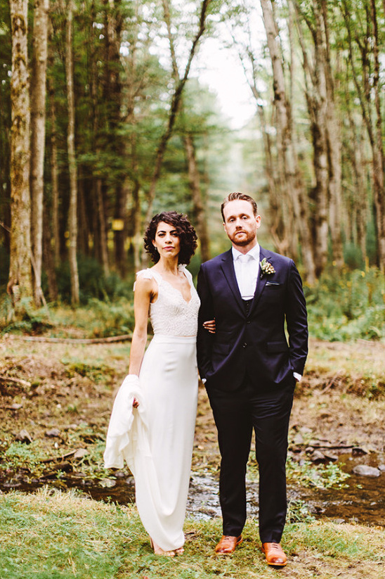 Rainy Wedding Day: Love Conquers All in Catskill Mountains