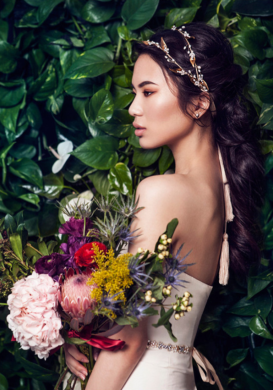 Olivia the Wolf: Unique Bridal Hair Accessories