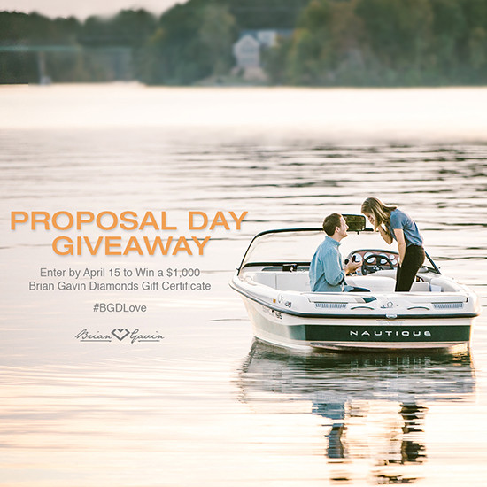 Share Proposal Story & Win $1000 Brian Gavin Diamonds Gift Card