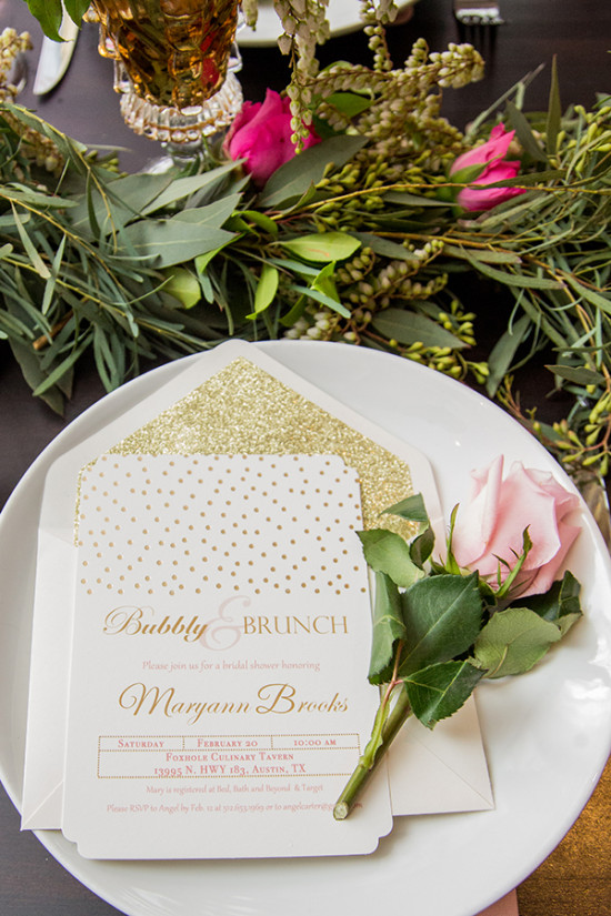 Blush Pink Bridal Brunch: Champagne & Waffle Bar