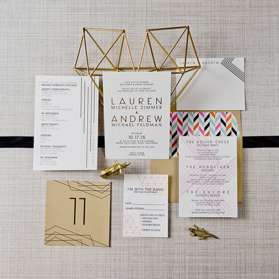 Custom Wedding Invitations & Stationery by Copper Willow Paper Studio