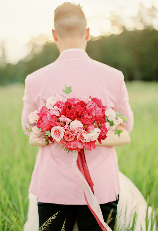 Keep Calm Red & Pink Wedding: A Relaxed Day with Breakfast for Two