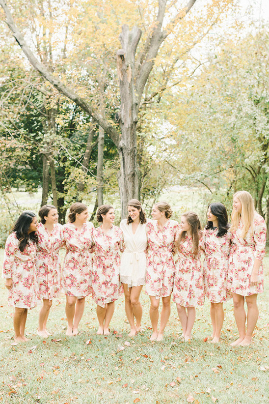 Maryland Fall Wedding: Blush, Magenta, & Gold in Romantic Style