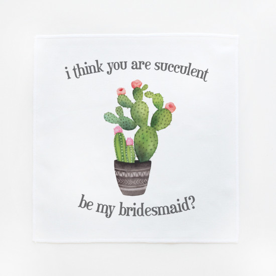 Cactus Will You Be My Hanky & Tea Towel Gifts: Sweet, Sappy or Prickly!