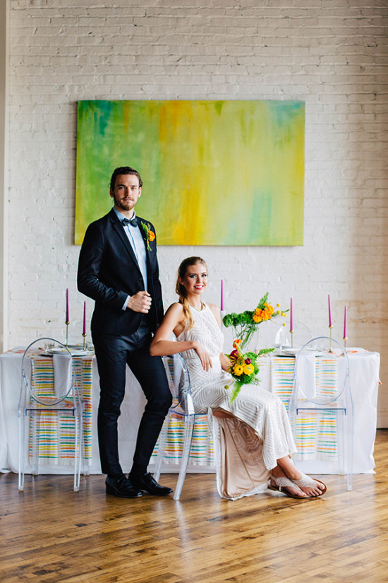 Bold & Classy: Watercolor Wedding Inspiration for Spring & Summer
