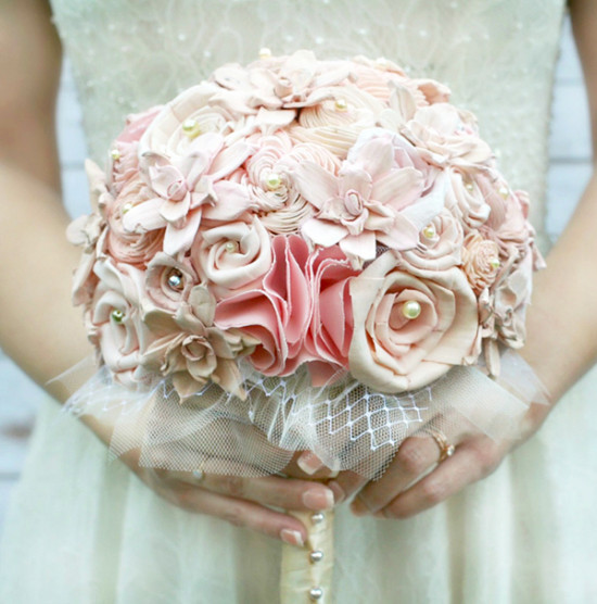 SunnyBee Keepsake Bouquets: Elegant Sola Wood Flowers for Weddings