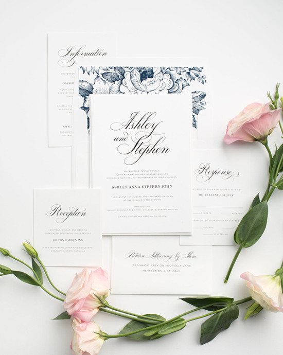 Elegant Wedding Invitations by Shine Wedding Invitations
