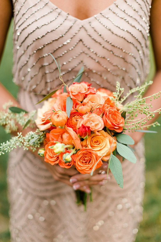 Sweet Orange Wedding: Inspiring Story, Budget Breakdown, and Rainy Day Magic