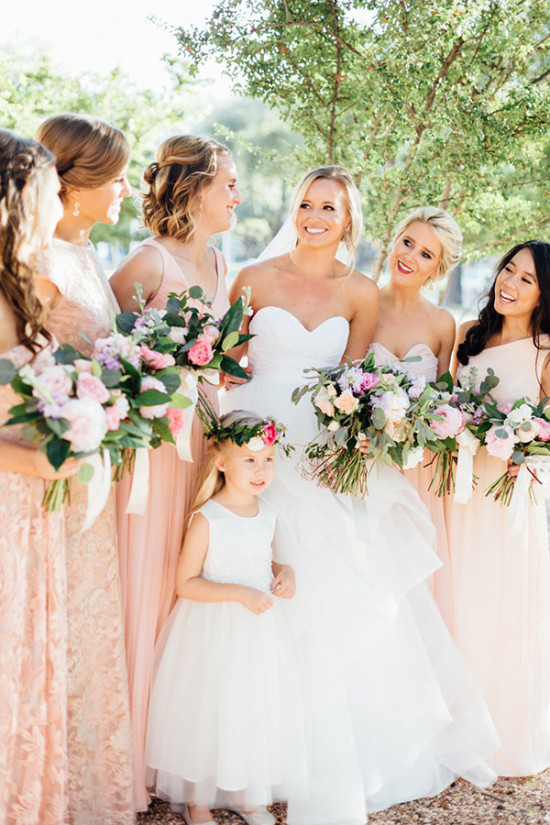 Romantic Blush Texas Wedding: A Backyard Garden Celebration