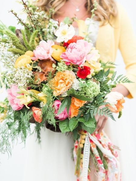Rustic Farm Wedding: Sunshine Yellow & Boho Chic Inspiration