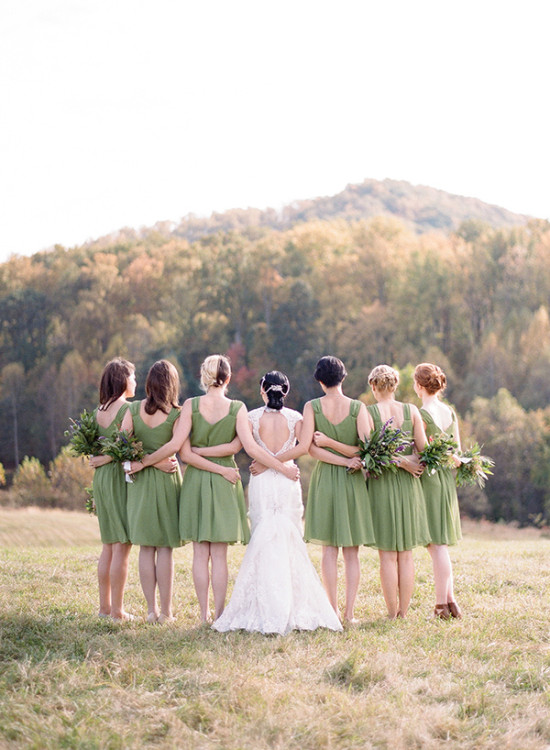 Rustic Farm Wedding in Charlottesville VA with Sage Green & Purple