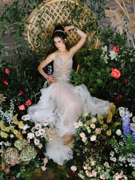 King Edward Hotel Bridal Session: Garden Glamour in Toronto
