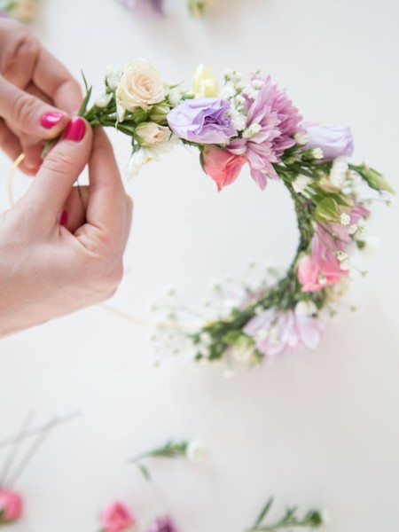 DIY Flower Crown Tutorial: Easy for Brides and Flower Girls