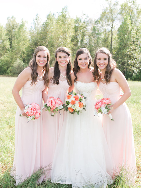 Pink & Grey Southern Wedding at Jackson's Landing South Carolina