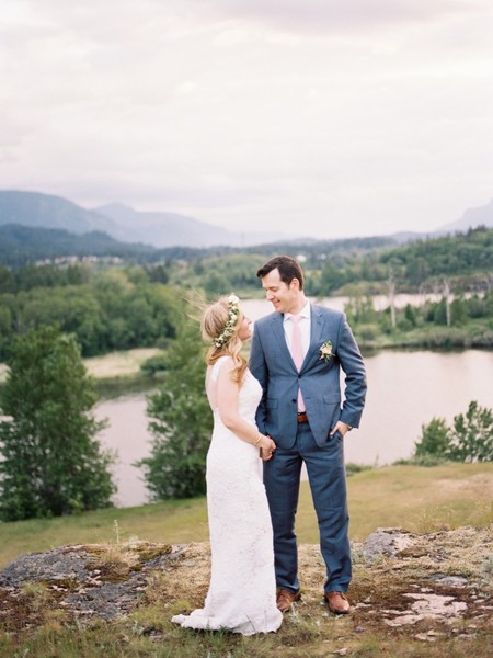 Intimate Oregon Waterfall Wedding: A Love Story