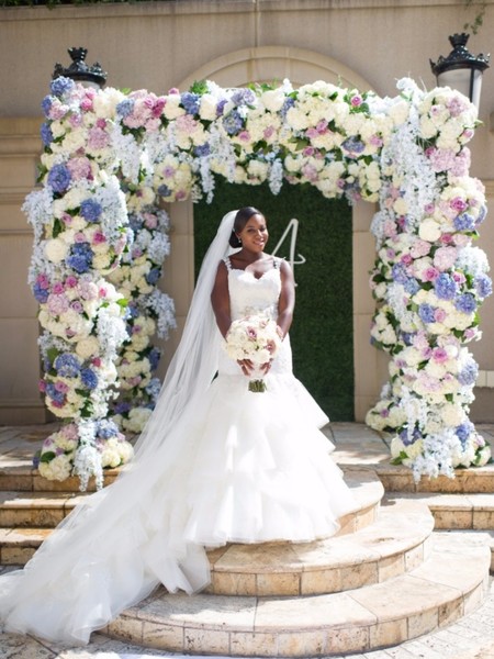 G.L.A.M.O.R.O.U.S St. Regis Atlanta Wedding with Floral Arch