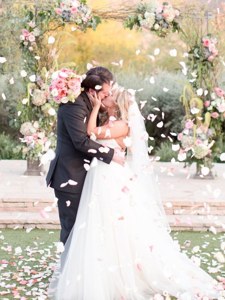 Blush and Coral Wedding at El Chorro Resort Paradise Valley AZ