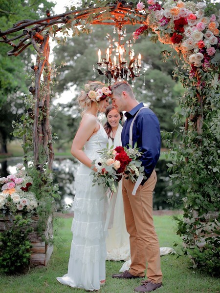 Boho Chic Summer Wedding Inspiration: Peachy Keen Stunning Shoot