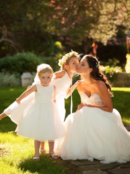 Classic Chic Blush & Ivory Maine Coast Wedding at Private Home