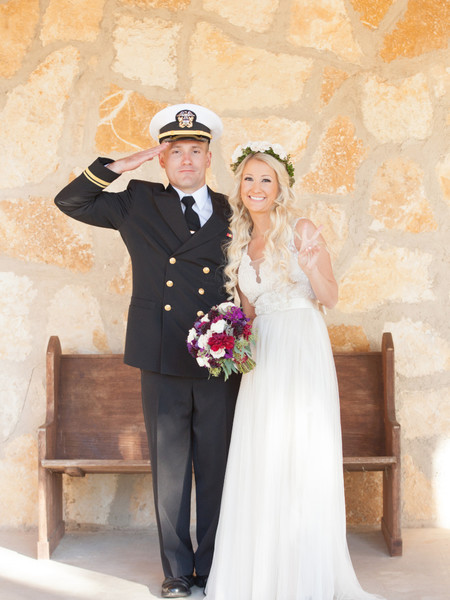 Navy Themed Lakeside Wedding with Sweet Details