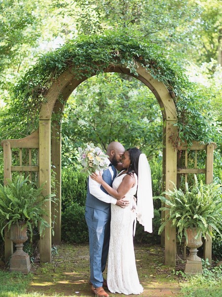 Lavender & Blush Intimate Elopement at Tuckahoe Plantation