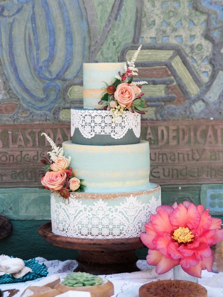 Vintage Mexican Wedding Inspiration at Allied Arts Guild Menlo Park