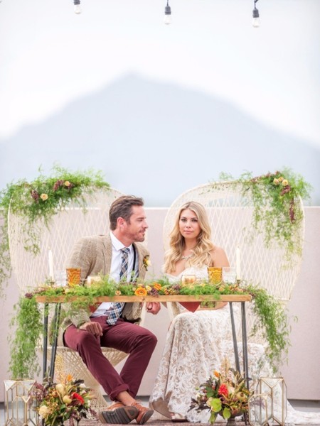 Modern Boho Chic Fall Wedding Inspiration in Arizona
