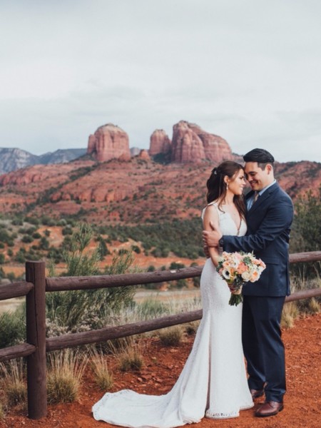 Rainy Red Rocks Wedding in Sedona: A Beautifully Muddy Celebration!
