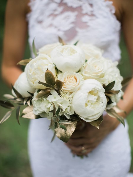 Glamorous White and Gold Wedding at Mountain View Grand Resort